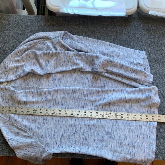 Loft Open Cardigan Women M Light Weight Knit Long Sleeve Nubby Space Dye - Picture 14 of 15